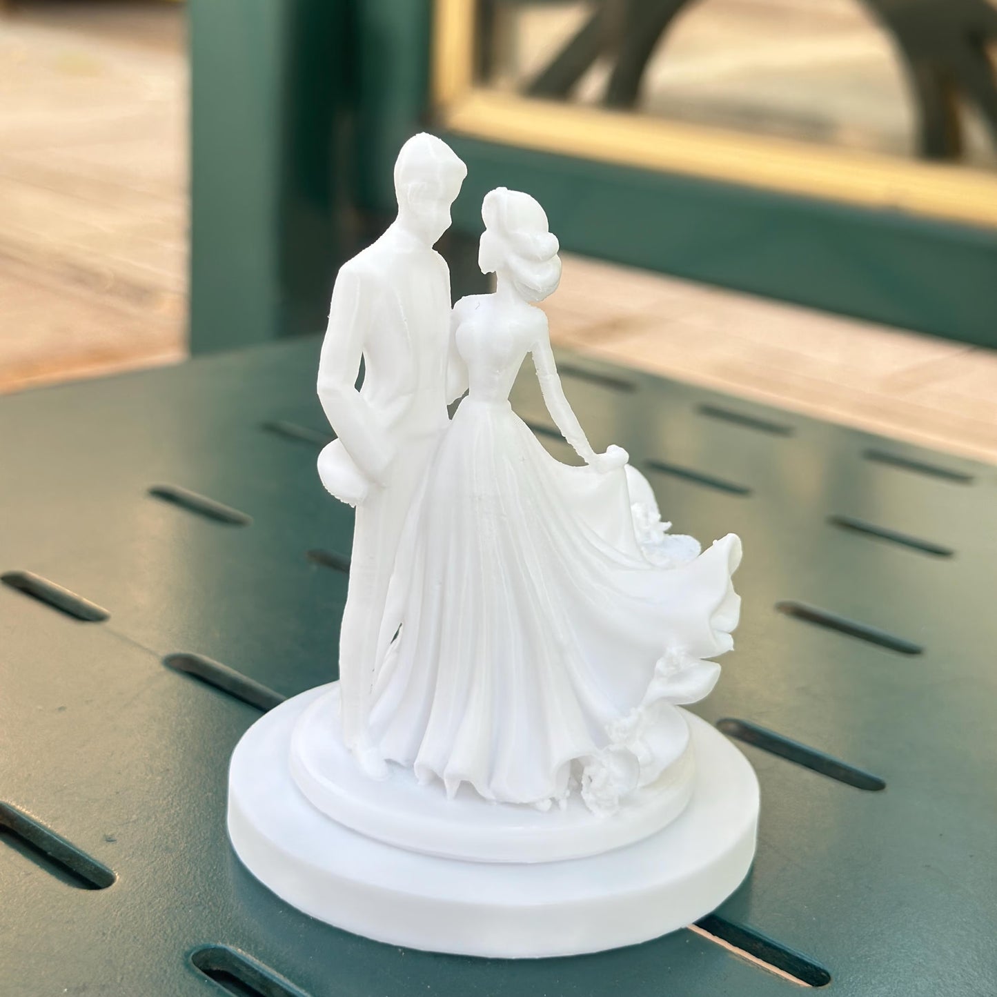 Personalized Wedding Couple Sculpture, Custom Bride & Groom Figurine, Romantic Anniversary Statue, Elegant Home Decor, Unique Wedding Gift