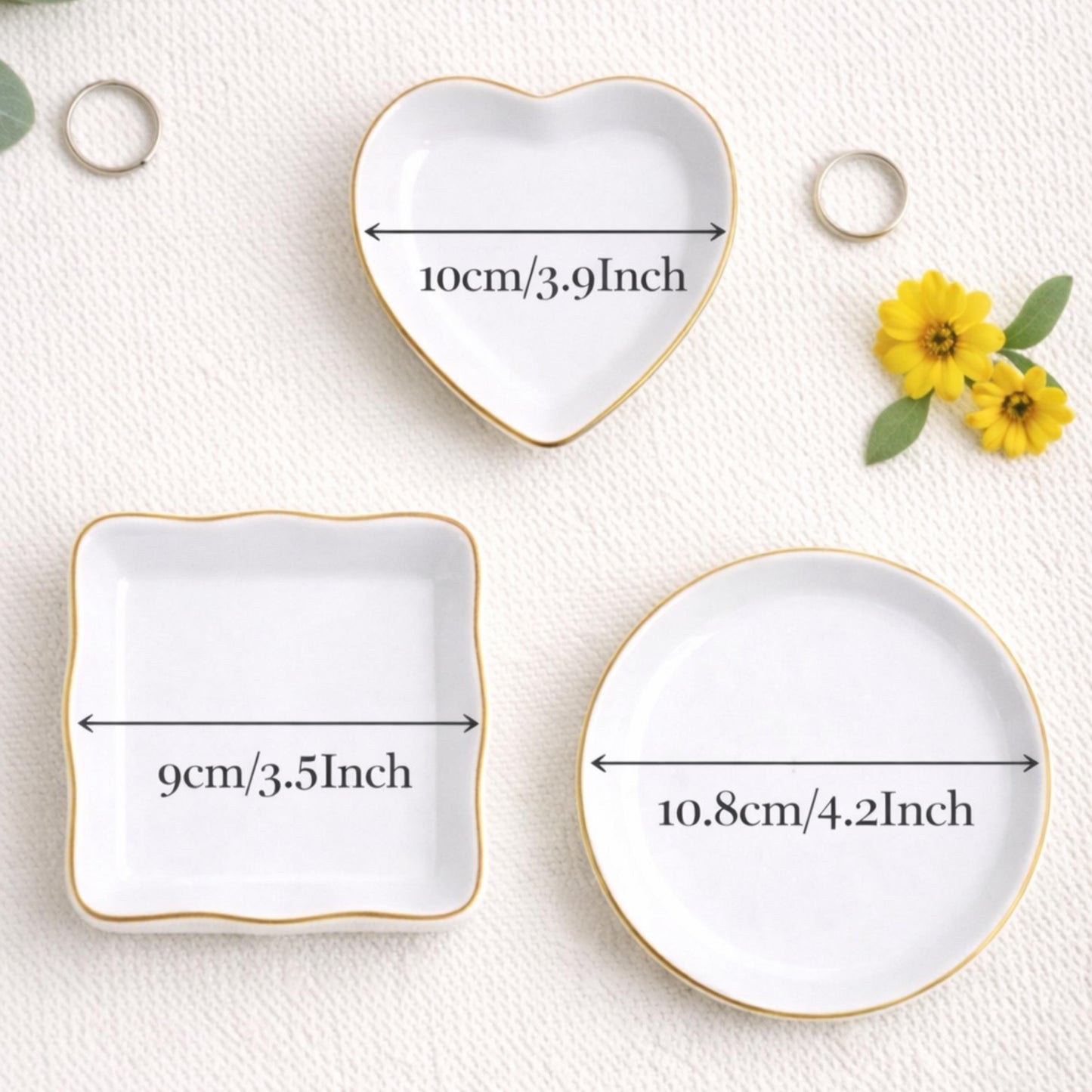Custom University Ring Dish l Graduation Trinket Tray l Class of 2026 Gift