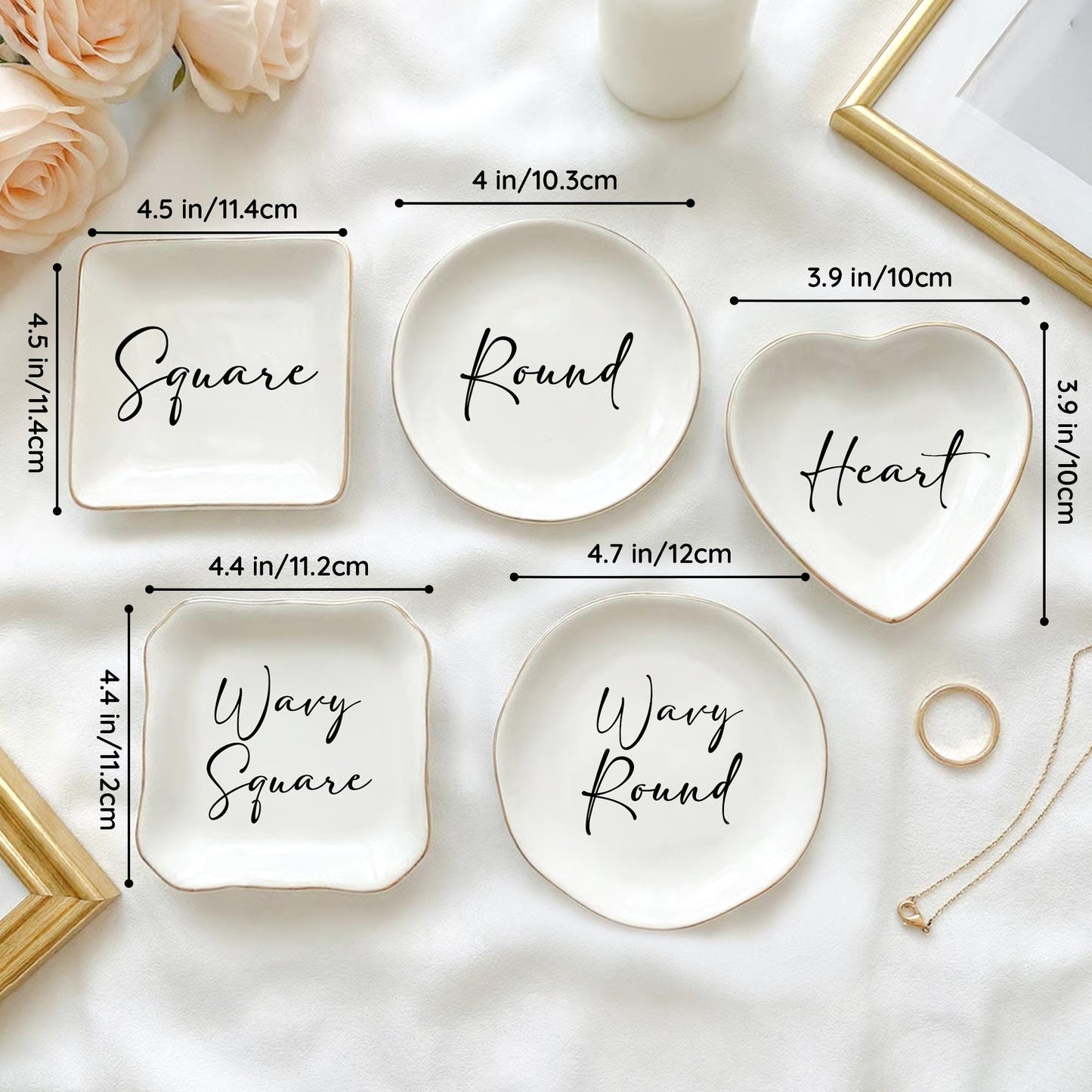 Personalised University College Graduation Gift Ring Dish, Trinket Keepsake, Decor High School, Custom Acceptance Gift, Class of 2026 Gifts